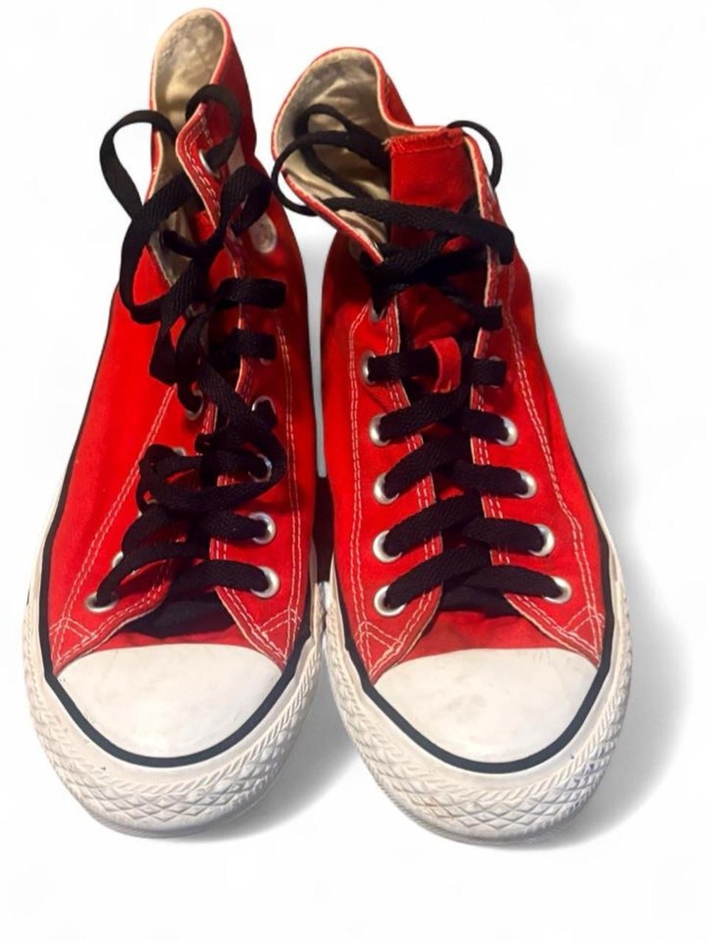 Red Converse sneakers size US Men’s 8 Women’s 9.5